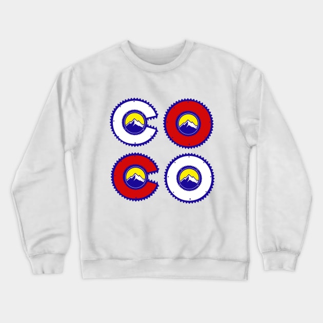 Ride Colorado Crewneck Sweatshirt by Adotreid